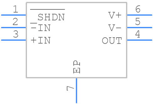 LT6000CDCB#TRMPBF - Analog Devices - PCB symbol