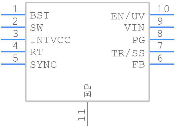 LT8606EMSE#TRPBF - Analog Devices - PCB symbol