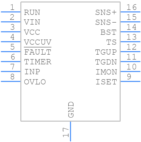 LTC7000HMSE-1#PBF - Analog Devices - PCB symbol