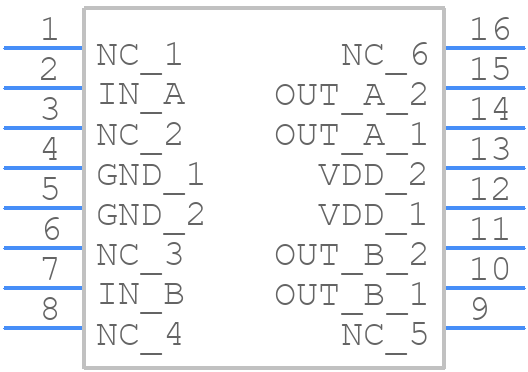 TC4424COE - Microchip - PCB symbol