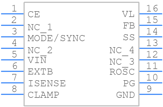 XC9252A08AVR-G - Torex - PCB symbol