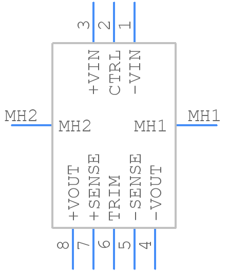 QAE100-110S15W - P-DUKE [Power Mate Technology Co., LTD] - PCB symbol
