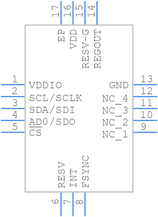 ITG-1010 - TDK - PCB symbol