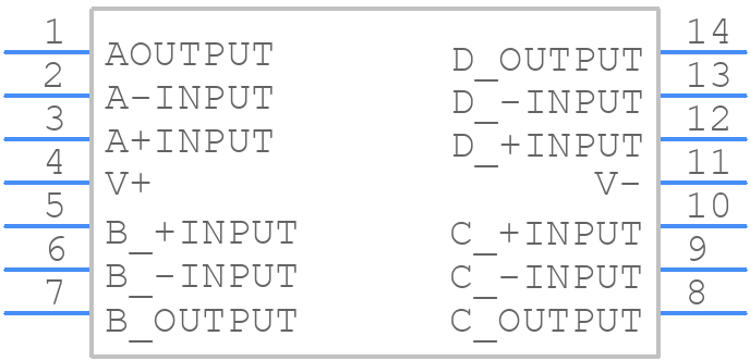 NJM2902CG - Nisshinbo - PCB symbol