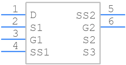GS-065-060-3-B - GaN Systems - PCB symbol
