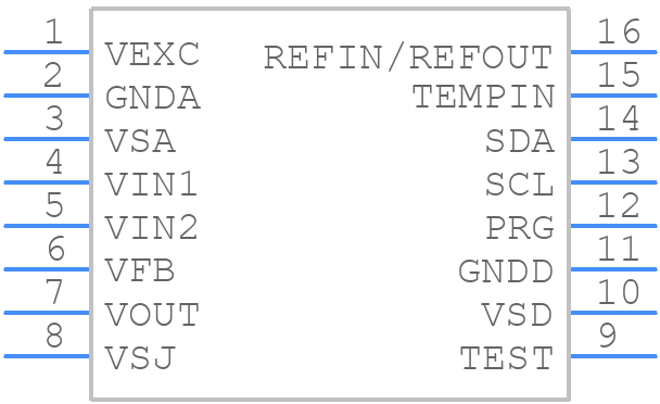 PGA309AIPWRG4 - Texas Instruments - PCB symbol
