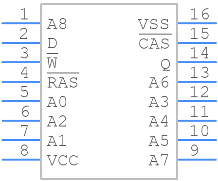 P21256-10 - Intel - PCB symbol