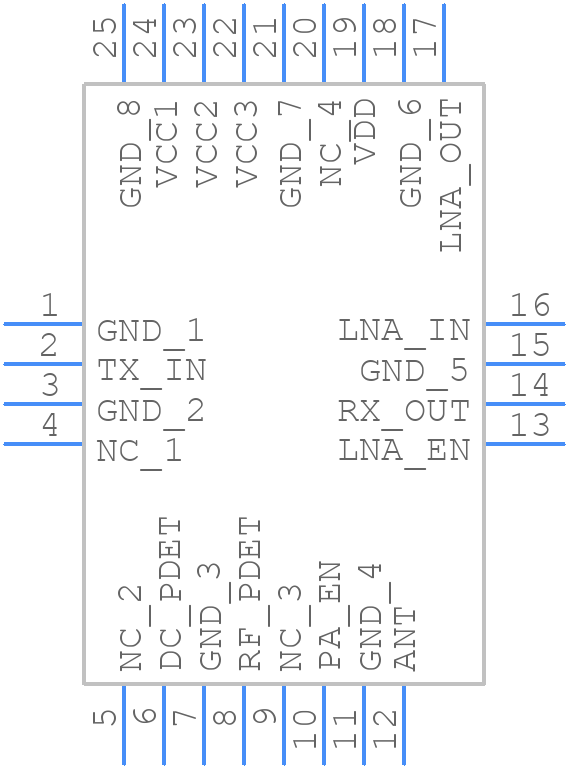 QPF4588SQ - Qorvo - PCB symbol