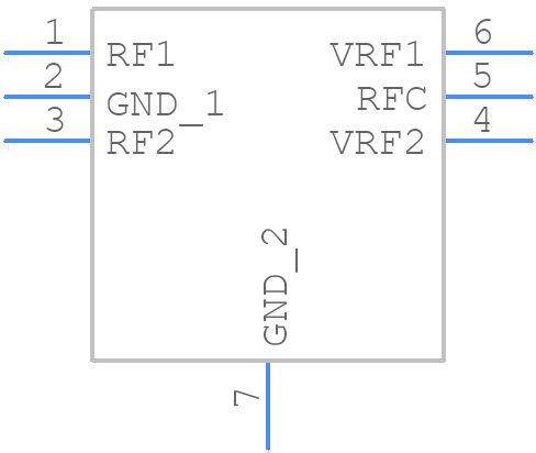 RF1126TR7 - RF Micro - PCB symbol