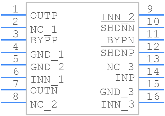 LT3032MPDE-3.3#PBF - Analog Devices - PCB symbol