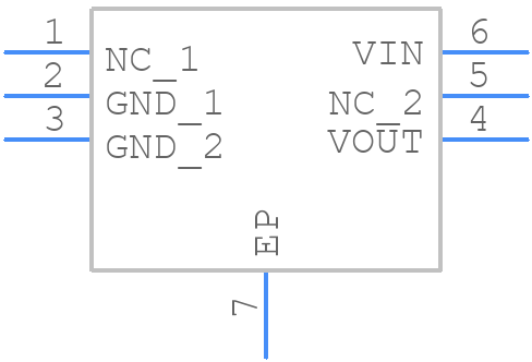 LT6656ACDC-2.048#PBF - Analog Devices - PCB symbol