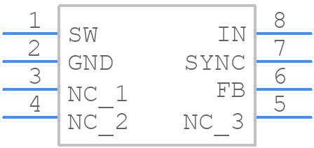 MIC2571-2YMM - Microchip - PCB symbol