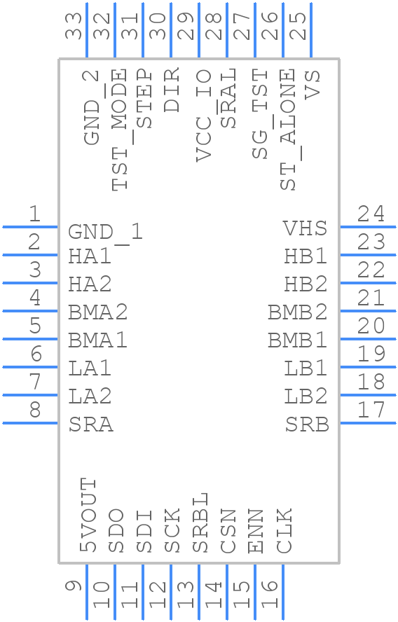 TMC2590-TA-T - Analog Devices - PCB symbol