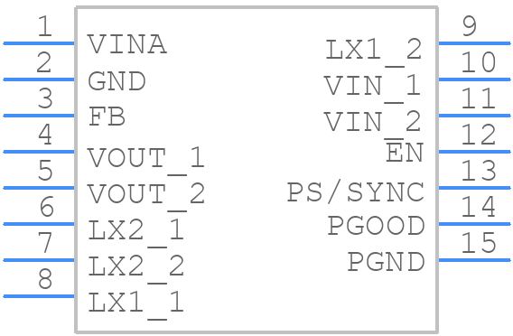 RTQ1741AGQW - RICHTEK - PCB symbol