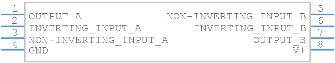 LM158AH/NOPB - Texas Instruments - PCB symbol