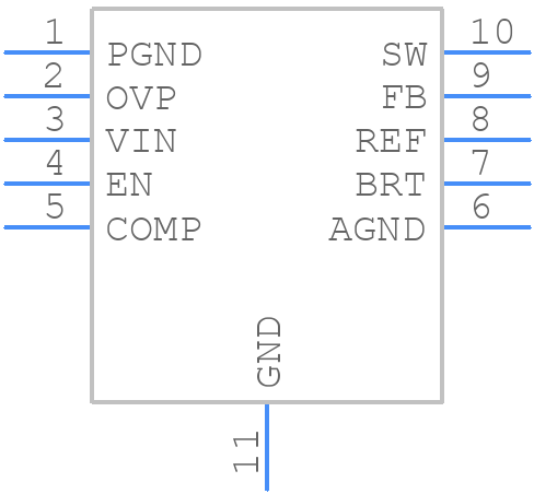 MIC2297-38YML-TR - Microchip - PCB symbol
