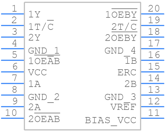 SN74GTLP1395PW - Texas Instruments - PCB symbol