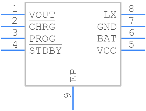 TP5400 - NanJing Top Power - PCB symbol