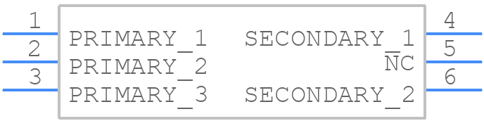 107B - Hammond Manufacturing - PCB symbol