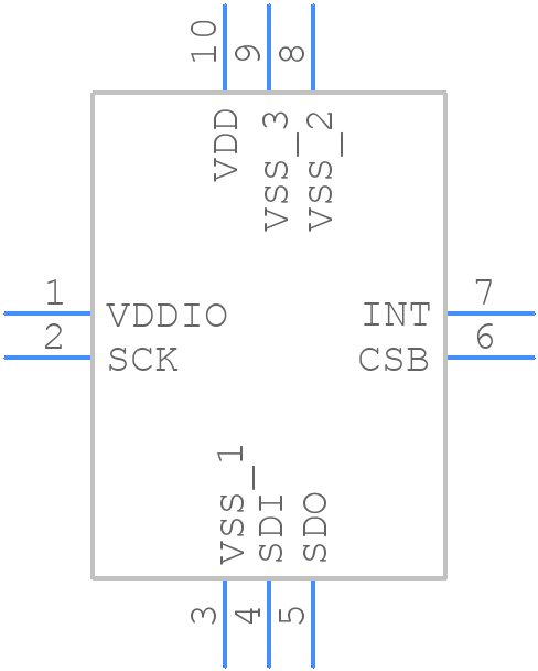 BMP581 - BOSCH - PCB symbol