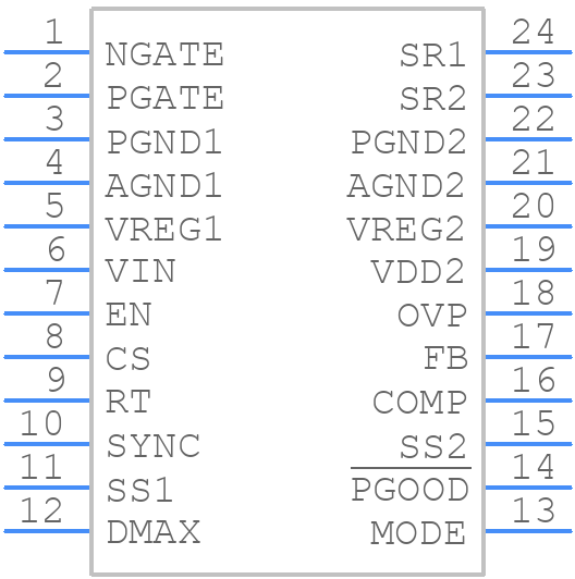 ADP1074WARWZ - Analog Devices - PCB symbol
