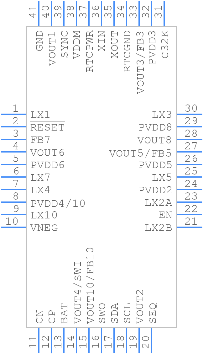 RT5035CGQW - RICHTEK - PCB symbol