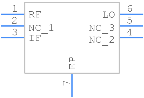 MAMX-011009 - MACOM - PCB symbol