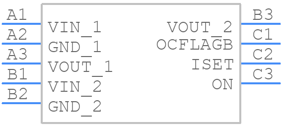 FPF2495CUCX - onsemi - PCB symbol
