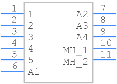 684M9W4203L621 - NorComp - PCB symbol