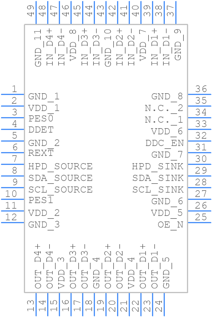 PTN3361BBS - NXP - PCB symbol