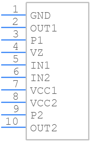 LB1641 - Sanyo - PCB symbol
