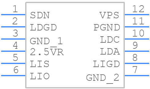 ATLS6A201D - Analog Devices - PCB symbol