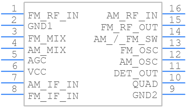 TA2003FG - Toshiba - PCB symbol