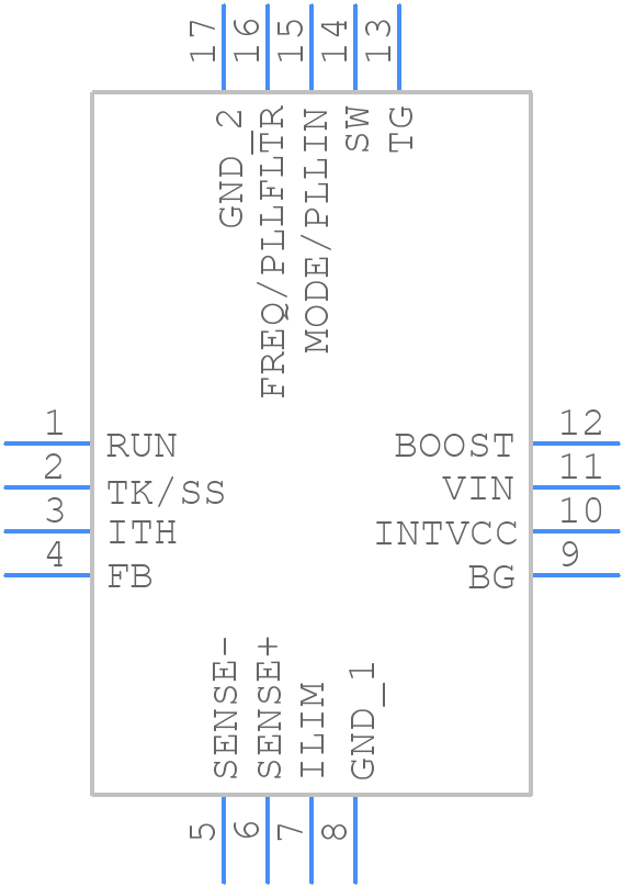 LTC3851AEUD#PBF - Analog Devices - PCB symbol