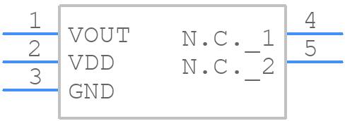 BD48E57G - ROHM Semiconductor - PCB symbol