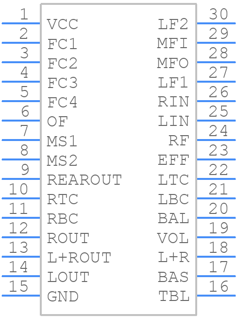 UPC1892CT - NEC - PCB symbol