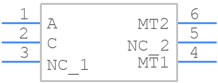 VO4158M-X007T - Vishay - PCB symbol