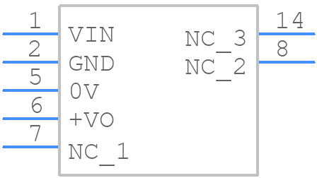 B0505RT-1W - Mornsun Power - PCB symbol