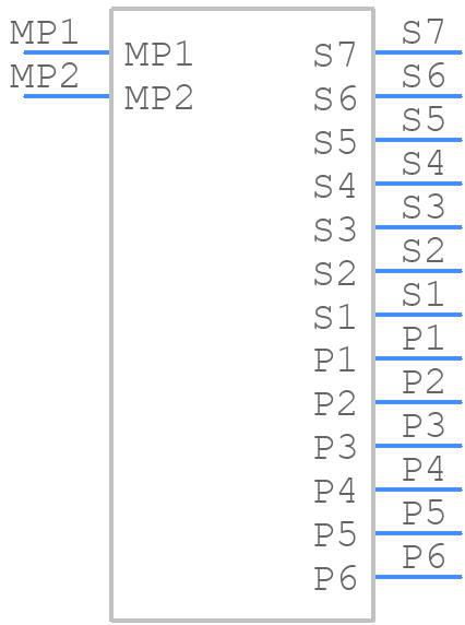 SSATA-101-0102-1-2 - Amphenol - PCB symbol