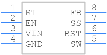 TPS62932DRLR - Texas Instruments - PCB symbol