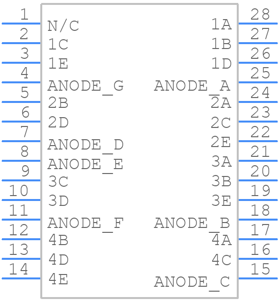 5082-7101 - Hewlett Packard - PCB symbol