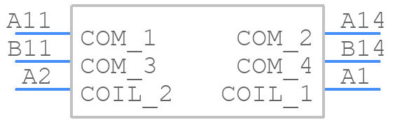 45.91.7.012.0311 - FINDER - PCB symbol