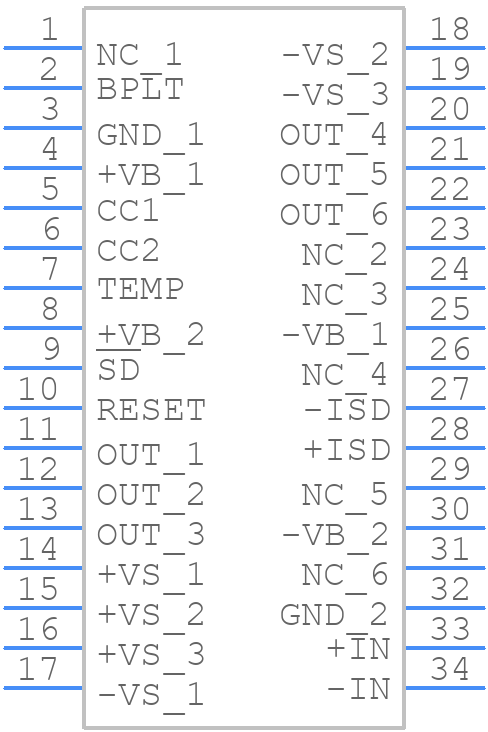 MP118FDA - Apex Microtechnology - PCB symbol