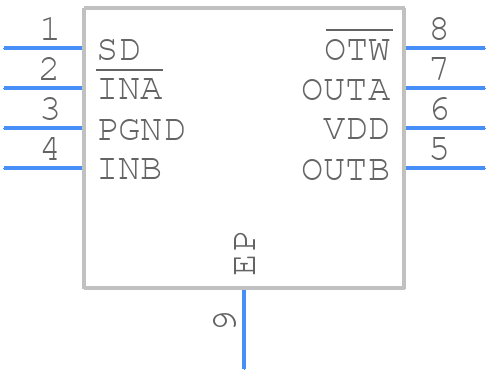 ADP3625ARHZ-RL - Analog Devices - PCB symbol