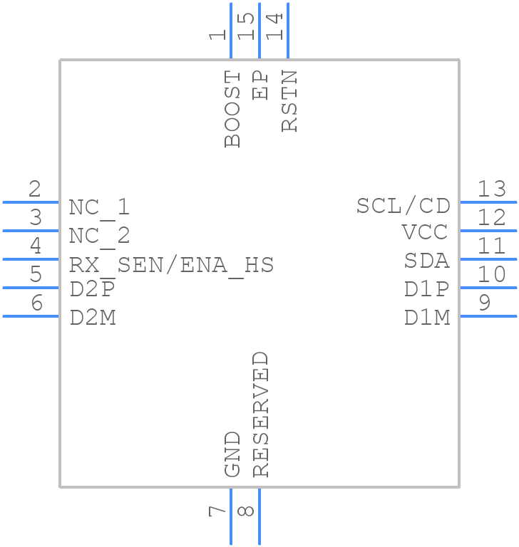 TUSB217RGYTQ1 - Texas Instruments - PCB symbol