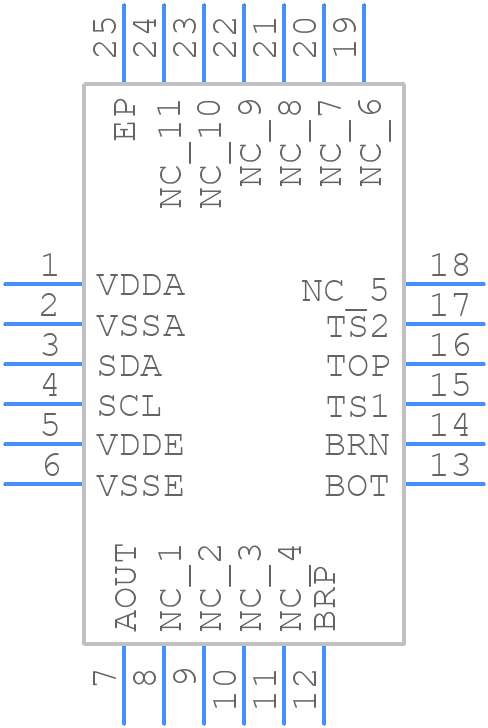 ZSSC4151AE2R - Renesas Electronics - PCB symbol