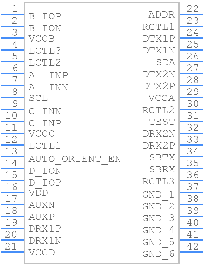 PTN38007EWY - NXP - PCB symbol