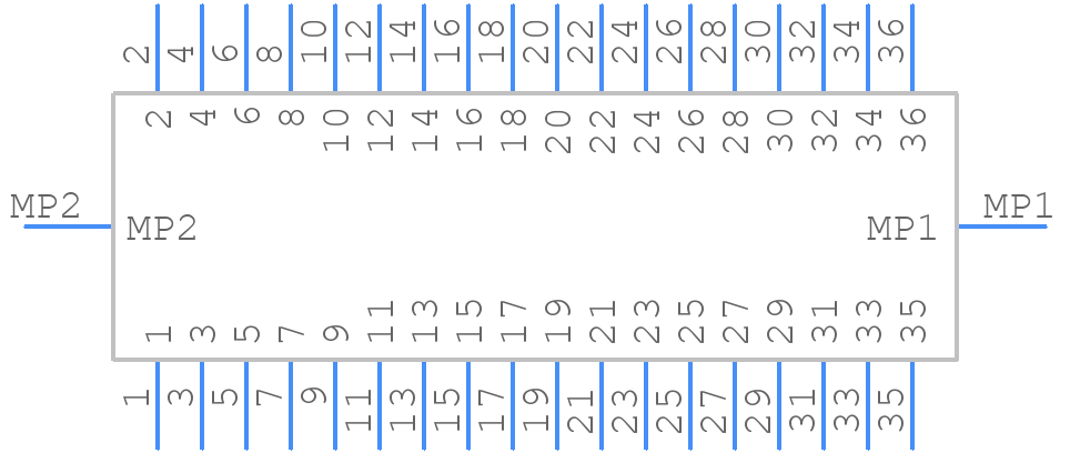 DF12B(3.0)-36DP-0.5V(86) - Hirose - PCB symbol