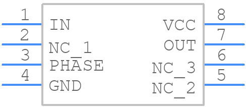 LTC1693-5CMS8#TRPBF - Analog Devices - PCB symbol