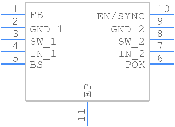 MP28115DQ-LF-Z - Monolithic Power Systems (MPS) - PCB symbol